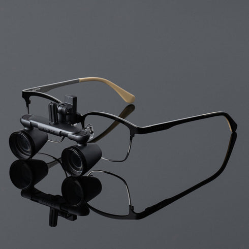 ILLUCO Flip-Up Loupes 3.3x Matte Black 42cm