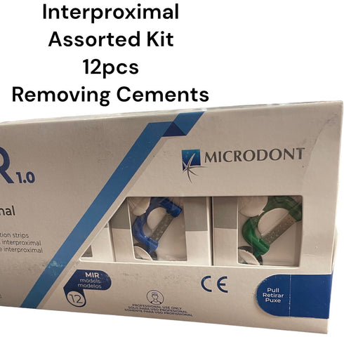 Dental IPR Interproximal Reduction Assorted Kit Removing Cements Finishing Strips