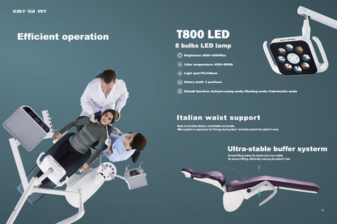 ITALY SAFETY Hydraulic Dental Chair All Touch Screens
