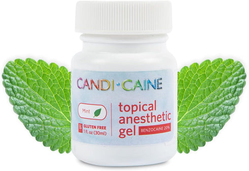 Topical Anesthetic Gel Mint Flavor 1oz. Jar Candi Caine