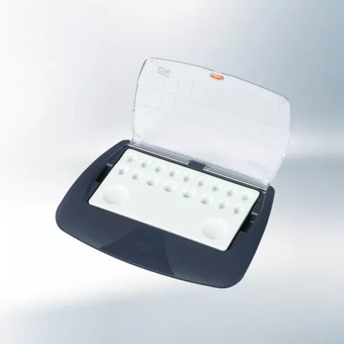 Renfert Lay Glazed Porcelain Art Color Mixing Tray Dental Lab Single Tray