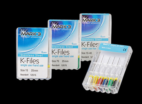 K-Files 25mm #15-40 6/pk. - MARK3®
