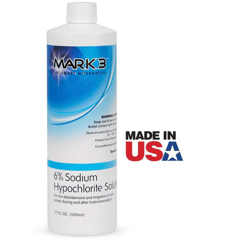 Sodium Hypochlorite Solution 6% 17oz. Bottle - MARK3®*