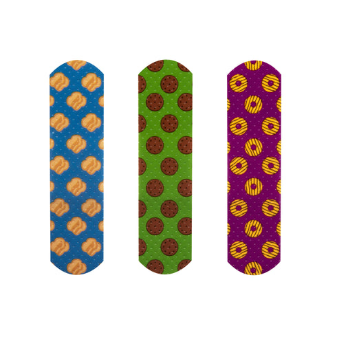 Girl Scout Adhesive Bandages 3/4" x 3" Thin Mints Shortbread Coconut Caramel 100pcs/Box