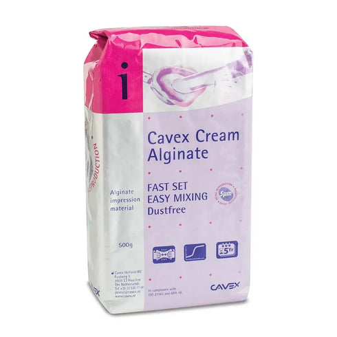 Cavex Cream Bubblegum Dental Dust-free Color Change Alginate Fast Set Impression Material AA605