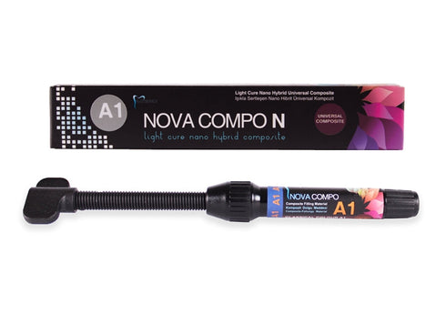 Nova Compo N Universal Composite light curing, radiopaque, nano hybrid composite A3.5
