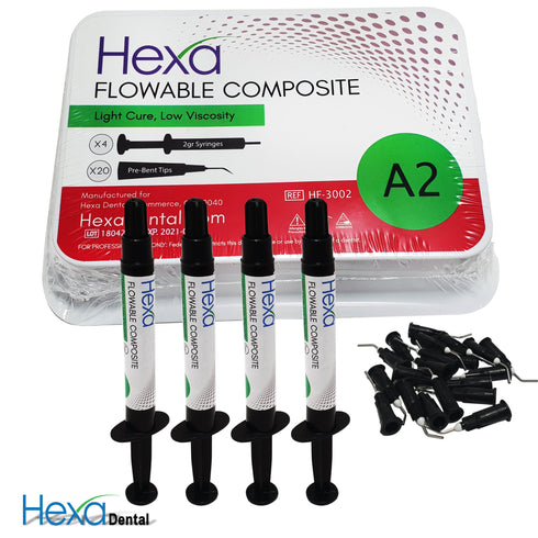 HEXA A2 Flowable Composite Kit 4 Syringes A2 HF-3002