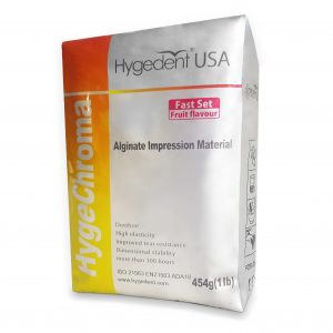 Hygedent Alginate Hygechroma 3 Phase Color Change Fast Set Fruit Flavour Dust Free