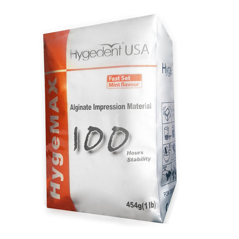 Hygedent Alginate HygeMAX 100 Hours Stability Fast Set Mint Flavour Dust Free