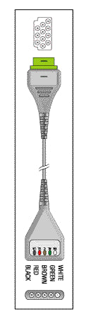Patient Cable - 5 Lead Din KEA001