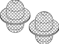 Fill/Vent Mesh Chamber Filter (Stainless Steel) - 2 per package