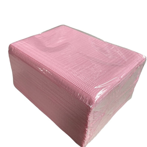 Patient Bibs Dental Tattoo Bibs 2Ply Blue and Poly 13"x19" 500pcs/Case