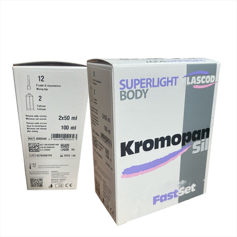 KromopanSil Impression Material Cartridges Fast Regular Superlight Body, Light Body, Regular Body, Heavy Body