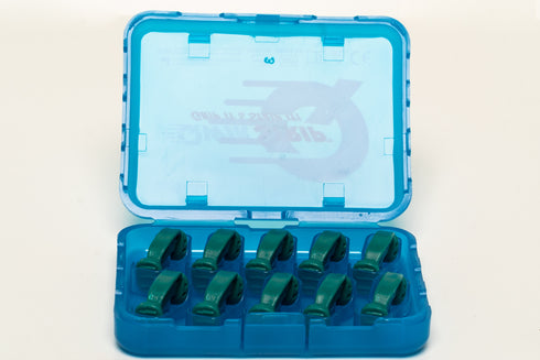 QwikStrip Dental Finishing Strips QSC-C (10 Pack) Green Curved Course (.16mm)