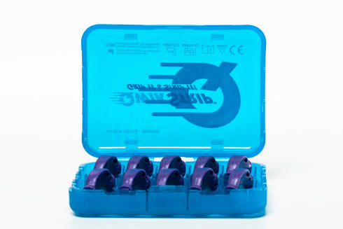 QwikStrip Dental Finishing Strips QSDS-XXC (10 Pack) Purple Double-Sided XX-Course (.5mm)