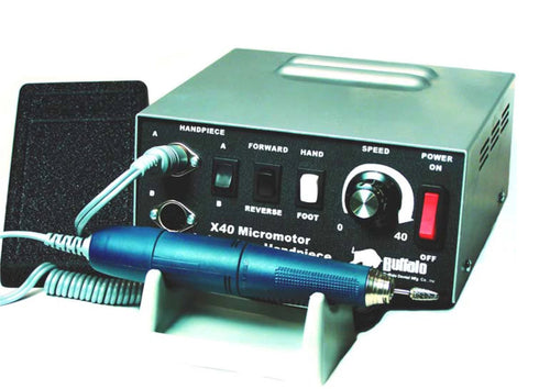 New X40 Electric Handpiece System 120V AC (Console + 40k rpm HP + Foot Control) 38085