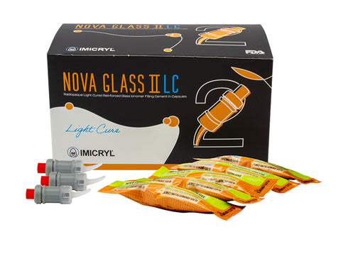 NOVA GLASS II LC Glass Ionomer Filling Cement Capsule Form