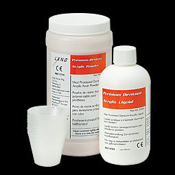 Premium™ Denture Heat Cure Base Acrylic Resin 45.4 kg Powder