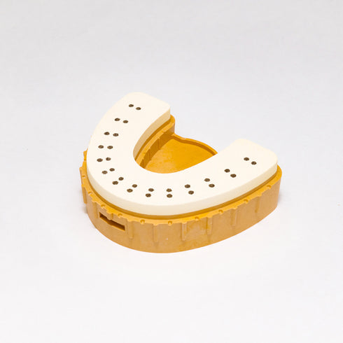 Dental 3D Scanner Base System Model Cup System Full Partial Double Pin Blue White Wood Colors